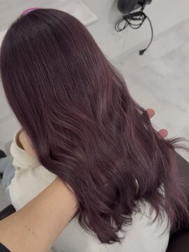 アールシリウス(R,SIRIUS) ブリーチ1回で出来る紫強めのラベンダーカラー