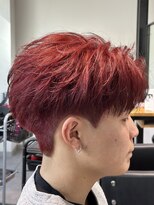 オーシャントーキョー 神戸(OCEAN TOKYO KOBE)&nbsp;ディープレッド刈り上げセンターパート