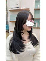 シュパーブ オリゾン(SUPERBE horizon) 髪質改善バイカルテ/レイヤーカット/艶髪ブラックカラー