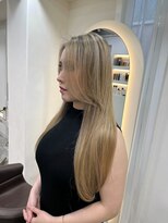 ボンズサロン 麻布十番 パティオ通り店(BONDZSALON)&nbsp;外国人風ハイライト×バレイヤージュ【麻布十番駅/六本木駅】