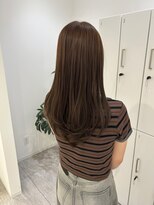 グラムヘアー(GLAM HAIR)&nbsp;透明感オリーブベージュ×韓国風レイヤーカット