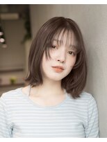アンアミ キチジョウジ(Un ami Kichijoji)&nbsp;アッシュベージュ×レイヤーボブ　○堀越太真樹　　縮毛矯正