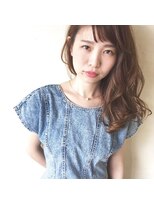 ヌーク(NUUK)&nbsp;☆ＮＵＵＫ☆短め前髪のゆるふわセミディ