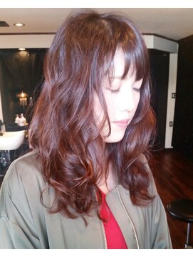 ヘアラウンジ ビジュー(hair Lounge Bijou) ミディアムロゼ