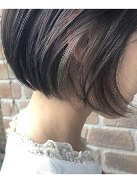 ヘアメイクエイト 丸山店(hair make No.8) 【No.8＊岩切祐樹】ミニボブ×イヤリングカラー