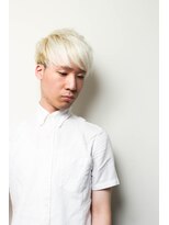 メリケンバーバーショップ フクオカ(MERICAN BARBERSHOP FUK)&nbsp;サイドパートショート フェザーマッシュソフトツーブロック