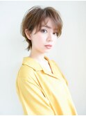 ハンサムウェーブショート