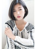 【Luana/難波】上品フォルムのツヤボブ
