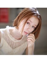 クロム バイ リエット(Chlom by Lietto) Chlom☆新宿 ミディアムライトボブアッシュベージュ
