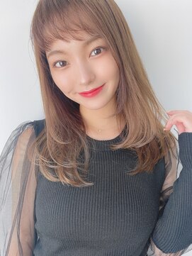 ルービック 枚方(Rubik's) ロングレイヤーカット×ベージュカラー