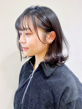 アイティーバイアルバム 八王子店(IT by ALBUM) ロブレイヤー_ラベンダーカラーくびれミディ_ba322901