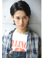 カライング(ing) モテる黒髪ネープレスショート束感モテ髪ワックスなしマッシュ