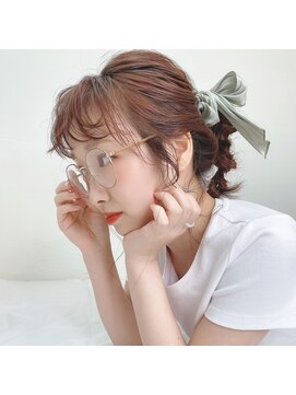 ノアズアーク 心斎橋(Noah's Ark) レッドブラウン×ぽこぽこアレンジ♪