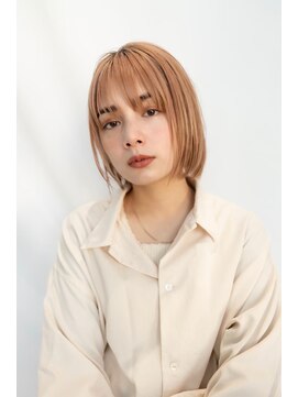 オースティン 登戸向ケ丘遊園(AUSTIN) 大人かわいい前髪セシルカットココアブラウンフリンジウェーブ