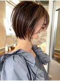 大人ショートヘア/ハイライトカラー/イルミナカラー[国分寺]