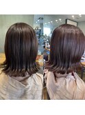 切りっぱなしボブ