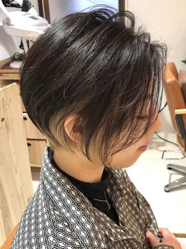 コエバイロゼオ(coe by Roseo) ハンサムショート×インナーカラー(デザインカラー)3