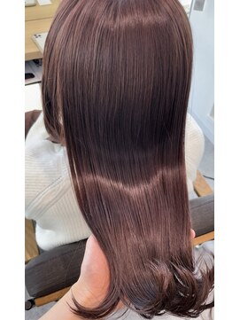 テラスヘアラボ(TERRACE hair Lab.) 【髪質改善艶カラー】pink beige♪
