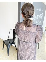 ニド(2do)&nbsp;ローポニーアレンジ