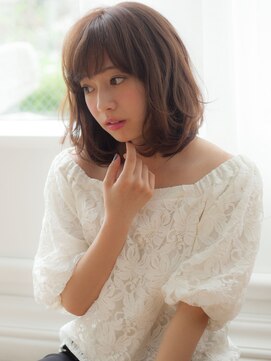 マイラ 銀座(myla) 銀座似合わせイメチェンハッシュカットフルバングレッドブラウン