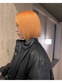 オレンジカラー/ボブ