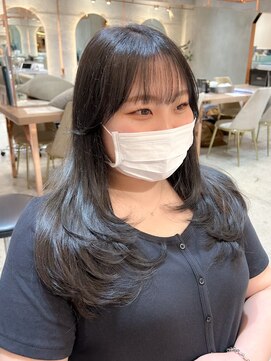 ロンド エスポワール 錦糸町(Lond espoir) 魅力倍増カールセミディシアカラー姫カット顔まわりレイヤー