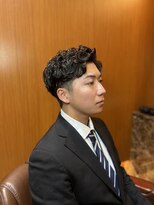 ヘアモード キクチ 銀座店&nbsp;大人ビジネスウェーブパーマ〈理容室〉