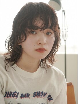 ラヴィズム 松崎店(LUVISM) ミディアム顔周りレイヤーおくれ毛前髪東区松崎