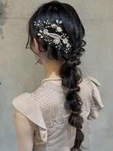 《特別な日を最高の思い出に》結婚式/イベント/女子会/デートに★[ヘアアレンジ♪¥4400］