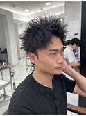 MEN'S HAIR カルマパーマ ダークアッシュ ニュアンスパーマ