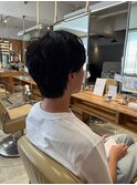 黒髪20代30代40代メンズカットツイストヘッドスパ立川