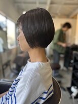 ソイクフ(SOY KUFU) シースルーバング黒髪スタイルレイヤーカット