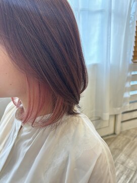 フラバー(flover) ブリーチ1回~イヤリングカラーピンク【miyabi】