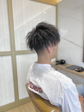 ラポールヘアー(rapport hair) ツーブロック×ツイストパーマ＊