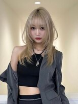 アイトーキョー 名古屋名駅(AI TOKYO)&nbsp;美髪/ワイドバング/外ハネボブ/ホワイトブロンド[名古屋駅/名駅]