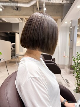 シュク 高円寺(SYUK) SYUK kazu 【高円寺 顔まわりカット 髪質改善 ハイライト 】