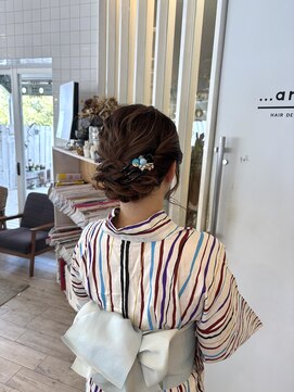 アントミ(...and tomi) 浴衣ヘアセット