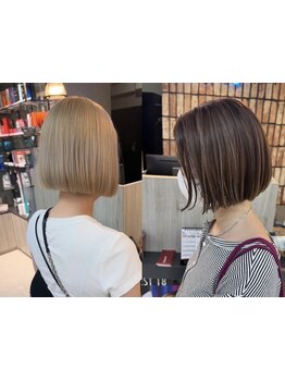 【南町田】ダメージレスに"透明感・艶感・柔らかさ"を表現◎ハイクオリティなカラーで一味違うスタイルに！