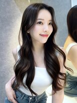 ロンドガーネット 池袋(Lond garnet)&nbsp;オリーブグレー/レイヤーカット/黒髪/マロンベージュ/池袋