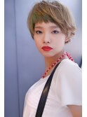 ・ジグザグバング・個性的・ボブ＜
