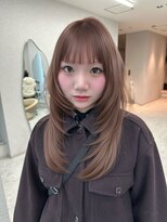 天神美容室&nbsp;海外レイヤーカットハッシュカット