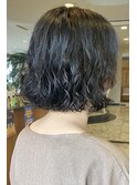 ボブパーマ/黒髪/香川/高松