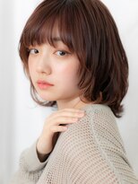 ドクターズサロン LAB 小山店&nbsp;大人可愛いツヤ髪ココアブラウン外ハネロブg小山20代30代40代