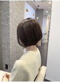 髪質改善カット 前下がりボブ