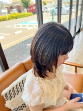 ヘアーブランドジン ティアラ(HAIR BRAND Jin Tiara) ハッシュカット×アプトグロストリートメント【#松山美容室】