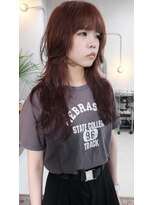 ヘアー アイス カンナ(HAIR ICI Canna)&nbsp;ハッシュカット/レッドカラー/秋カラー/ロングレイヤー/大矢