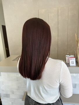 ジュエ ヘアー デザイン(Jue hair design) 秋カラー/レッドブラウン/ロング/20代/30代/知立/刈谷