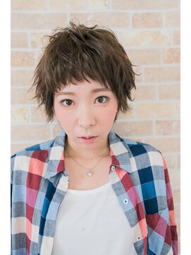 アナザヘアー なんば 高島屋前店(ANAZA hair) カジュアルショート♪大人可愛い20代30代40代前下がりボブ