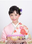 ☆着物ヘア☆ローズヘアアレンジ