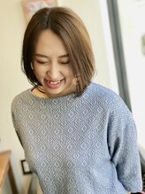 ヘアーエージェ(Hair Etger) 切りっぱなしワンレングスボブ